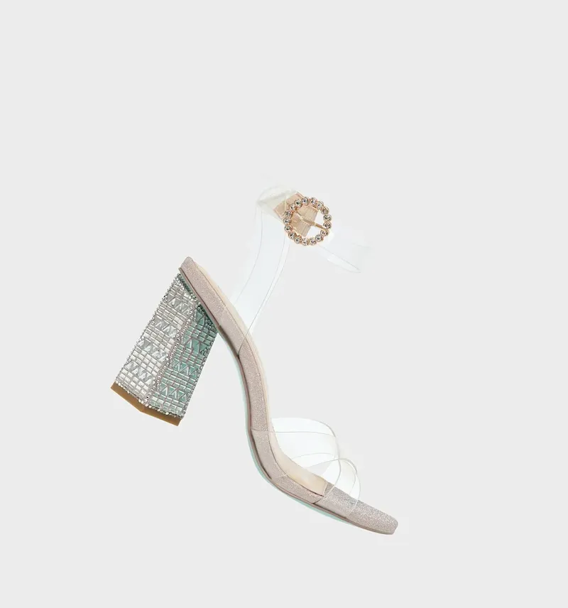 Silver Women's Betsey Johnson Sb-bell Heels 2025 promoted - Heels